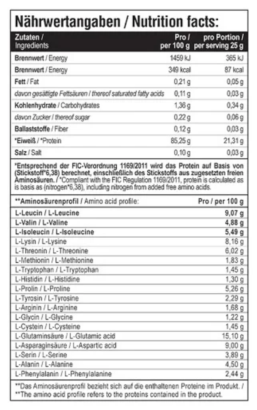 Iso Clear 900g