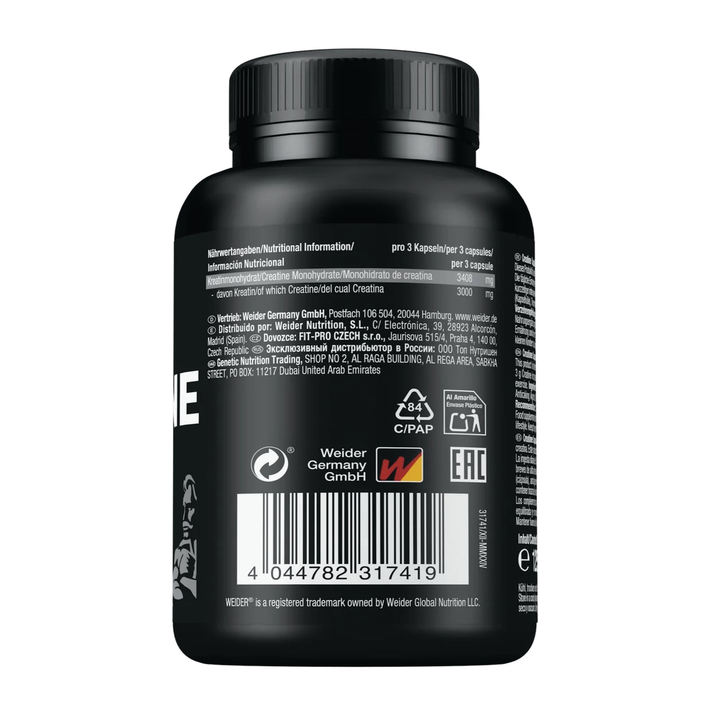 Creapure® – Creatine 200 Kapseln
