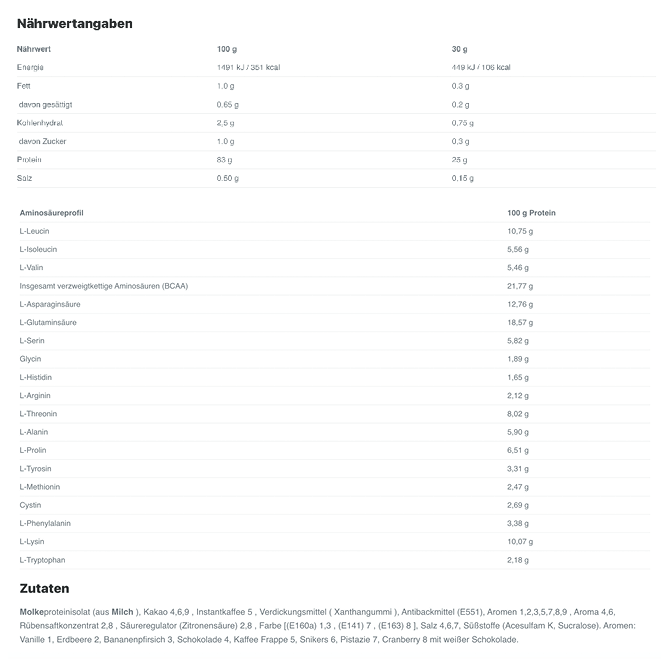 LevroIso Whey 2000g
