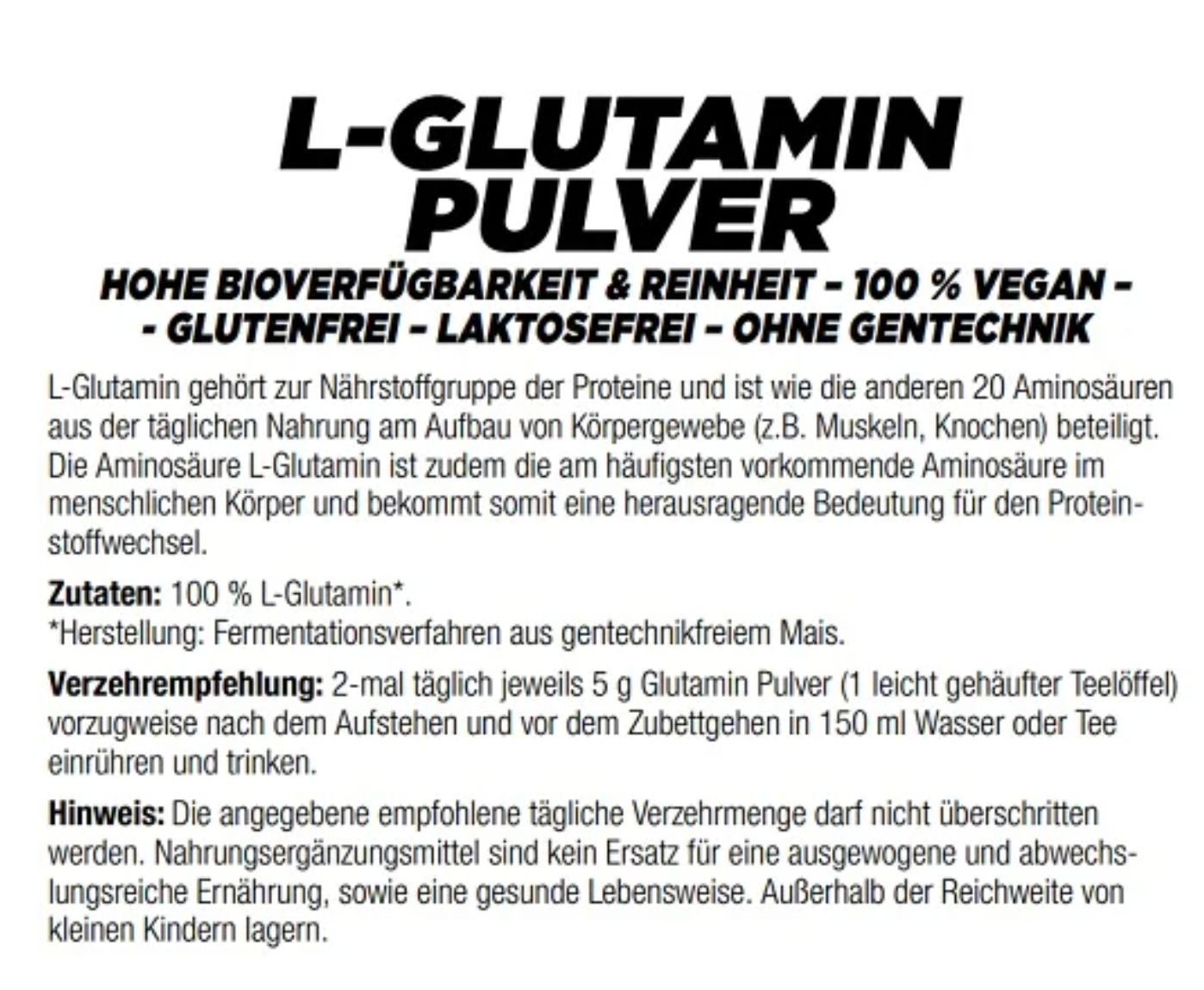 L-Glutamine 1kg