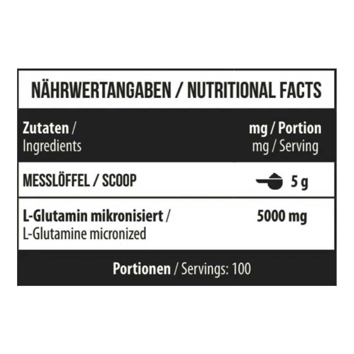 Glutamine 500g