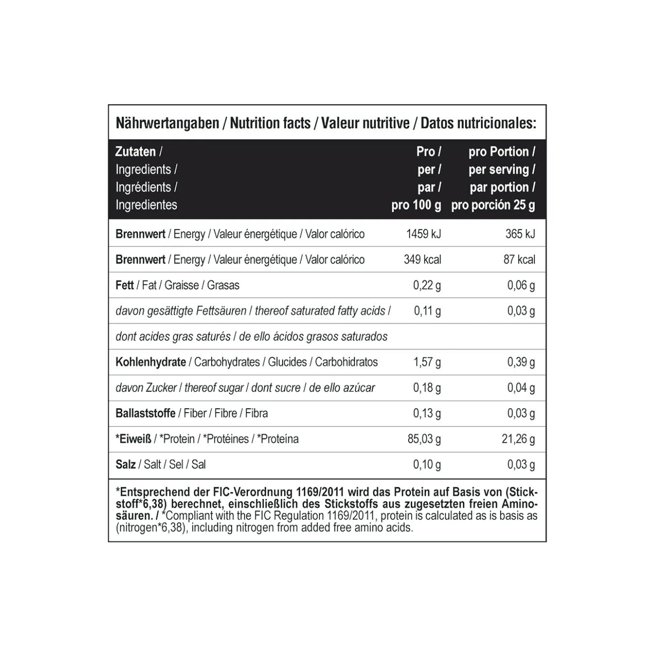 Iso Clear 900g