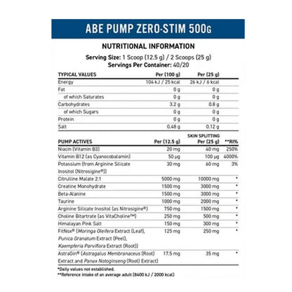 ABE Pump 500g