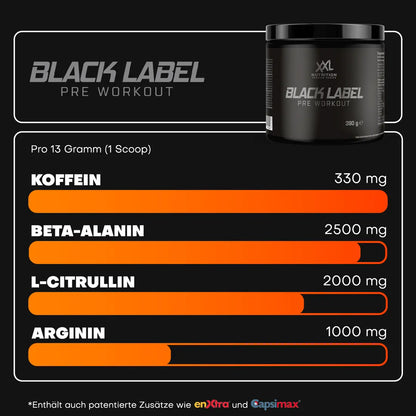 Black Label Pre-Workout