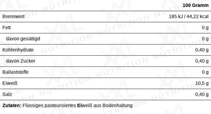 100% Flüssiges Eiklar (6er Pack 483ml)