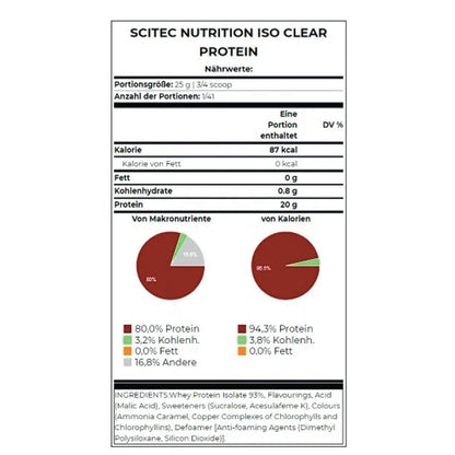 IsoClear Protein 1025g