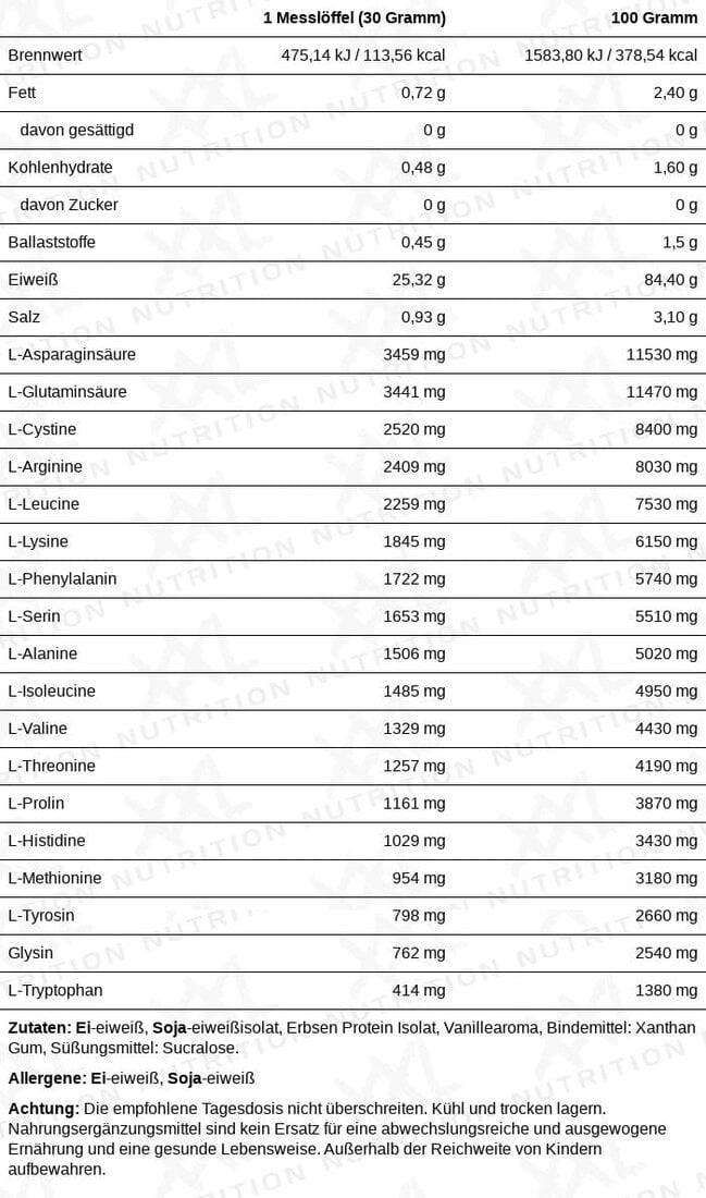 Zero Lactose Protein 1000g