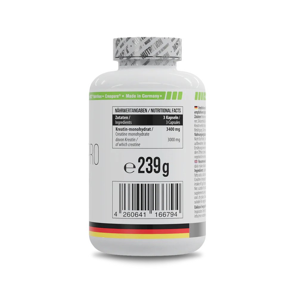 Creatine Pro Creapure® 180 Kapseln