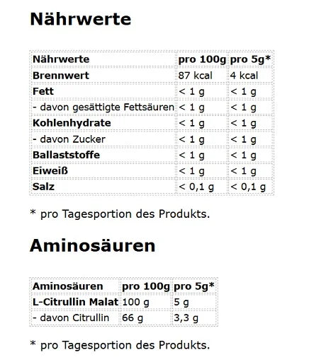 Citrullin 210g