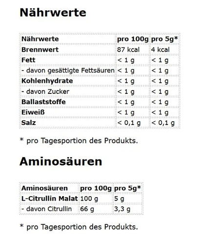 Citrullin 210g